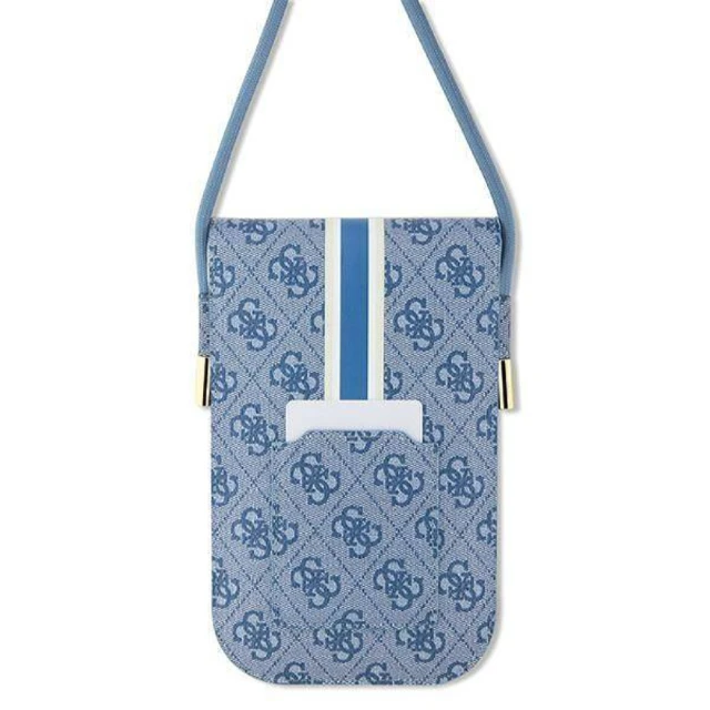 Чохол-сумка Guess 4G Stripes 19 x 12.5 x 2cm Blue (GUOWBP4RPSB)