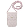 Чохол-сумка Guess 4G Metal Script Logo 19 x 12.5 x 2cm Pink (GUOWBP4SNSP)