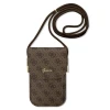 Чохол-сумка Guess 4G Metal Script Logo 19 x 12.5 x 2cm Brown (GUOWBP4SNSW)