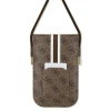 Чохол-сумка Guess 4G Stripes 19 x 12.5 x 2cm Brown (GUOWBP4RPSW)