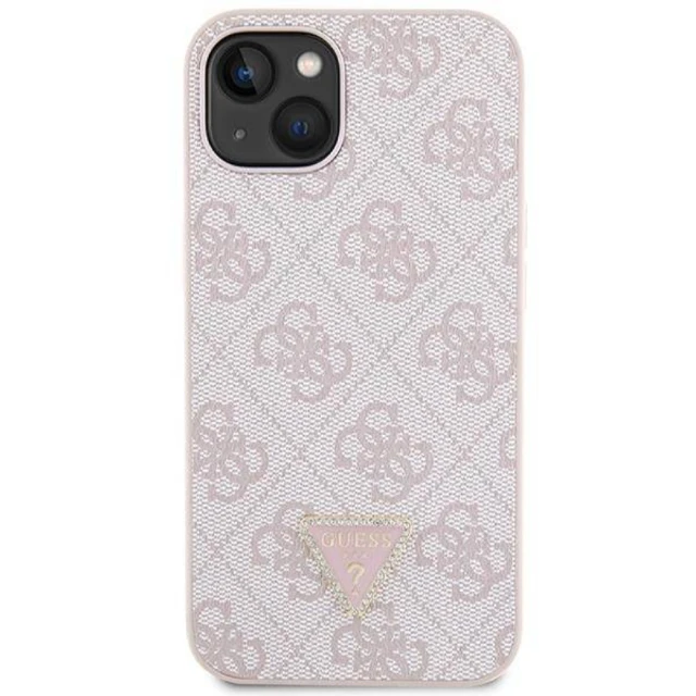 Чохол Guess Crossbody 4G Metal Logo для iPhone 13 Pink (GUHCP13MP4TDSCPP)