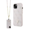 Чохол Guess Crossbody 4G Metal Logo для iPhone 13 Pink (GUHCP13MP4TDSCPP)