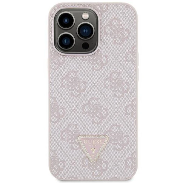 Чохол Guess Crossbody 4G Metal Logo для iPhone 13 Pro Pink (GUHCP13LP4TDSCPP)