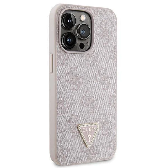 Чохол Guess Crossbody 4G Metal Logo для iPhone 13 Pro Pink (GUHCP13LP4TDSCPP)