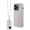Чохол Guess Crossbody 4G Metal Logo для iPhone 13 Pro Pink (GUHCP13LP4TDSCPP)