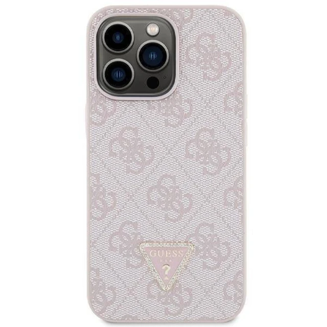 Чохол Guess Crossbody 4G Metal Logo для iPhone 13 Pro Max Pink (GUHCP13XP4TDSCPP)