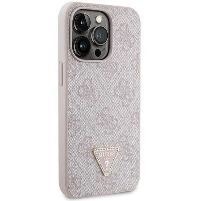 Чохол Guess Crossbody 4G Metal Logo для iPhone 13 Pro Max Pink (GUHCP13XP4TDSCPP)