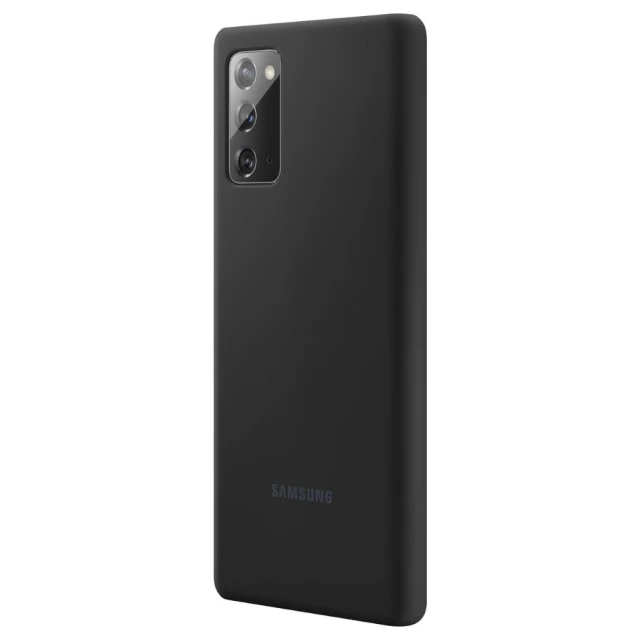 Чохол Samsung Silicone Cover для Samsung Galaxy Note 20 (N980) Black (EF-PN980TBEGEU)
