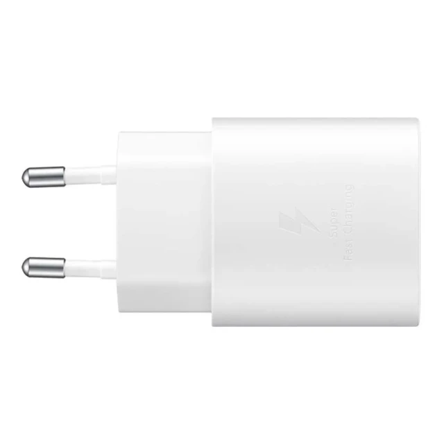 Мережевий зарядний пристрій Samsung 25W USB-C White (8596311076381)