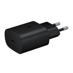 Мережевий зарядний пристрій Samsung 25W USB-C with USB-C to USB-C Cable Black (8596311206238)
