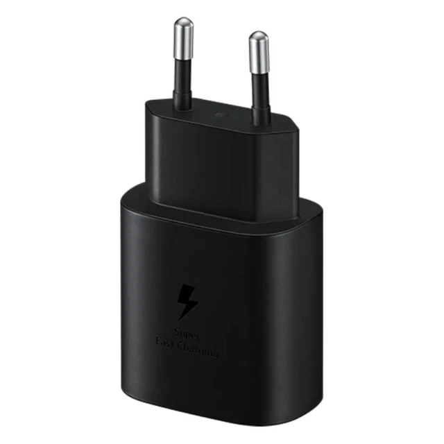 Мережевий зарядний пристрій Samsung 25W USB-C Black (8596311096440)