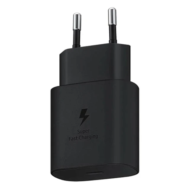 Мережевий зарядний пристрій Samsung 25W USB-C Black (8596311096440)
