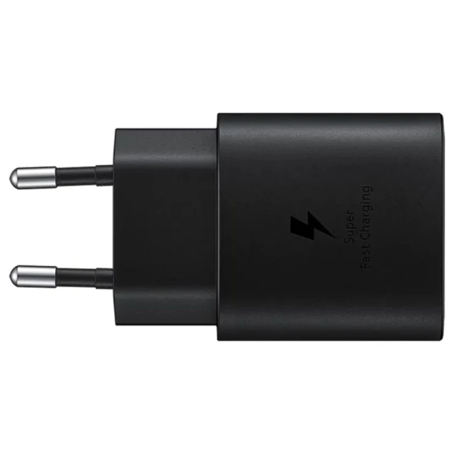 Мережевий зарядний пристрій Samsung 25W USB-C Black (8596311096440)