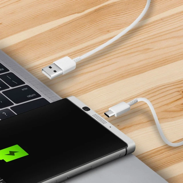 Кабель Samsung USB-A to USB-C 0.8m White (8596311066665)