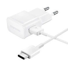 Мережевий зарядний пристрій Samsung 15W USB-A with USB-A to USB-C Cable White (8596311080760)