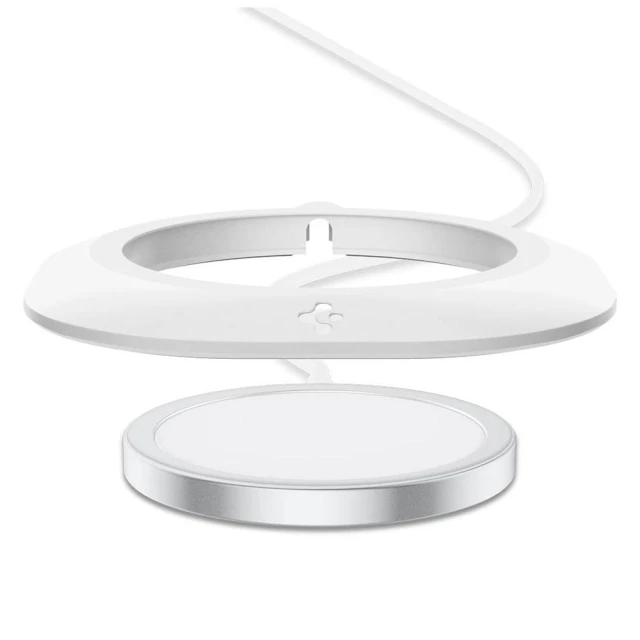 Подставка Spigen Mag Fit для MagSafe Charger Pad White (AMP02563)
