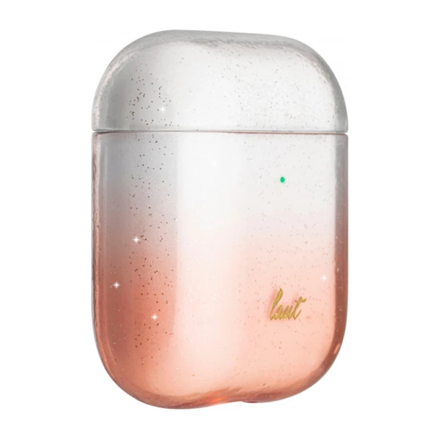 Чохол LAUT OMBRE SPARKLE для AirPods 2/1 Peach for Charging/Wireless Case (L_AP_OS_P)