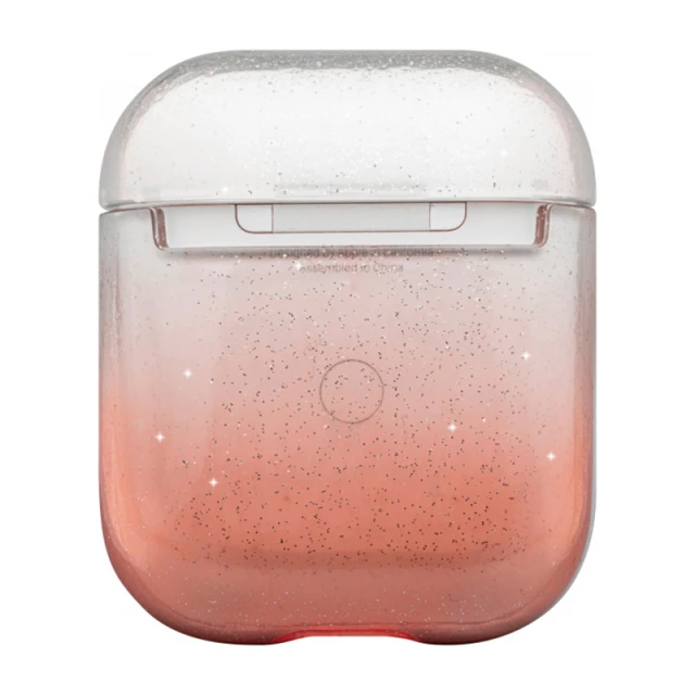 Чохол LAUT OMBRE SPARKLE для AirPods 2/1 Peach for Charging/Wireless Case (L_AP_OS_P)