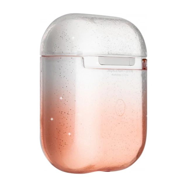 Чохол LAUT OMBRE SPARKLE для AirPods 2/1 Peach for Charging/Wireless Case (L_AP_OS_P)