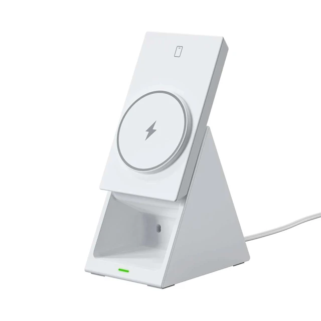 Бездротовий зарядний пристрій Choetech 3-in-1 15W White (T600)