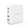 Мережевий зарядний пристрій Choetech GaN 100W 2xUSB-A | 2xUSB-C White (PD8008)