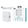 Мережевий зарядний пристрій Choetech GaN 100W 2xUSB-A | 2xUSB-C White (PD8008)