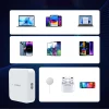 Мережевий зарядний пристрій Choetech GaN 100W 2xUSB-A | 2xUSB-C White (PD8008)