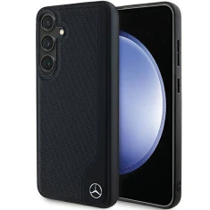 Чохол Mercedes Leather Wood Imitation для Samsung Galaxy S24 (S921) Black with MagSafe (MEHMS24S23RBGVK)