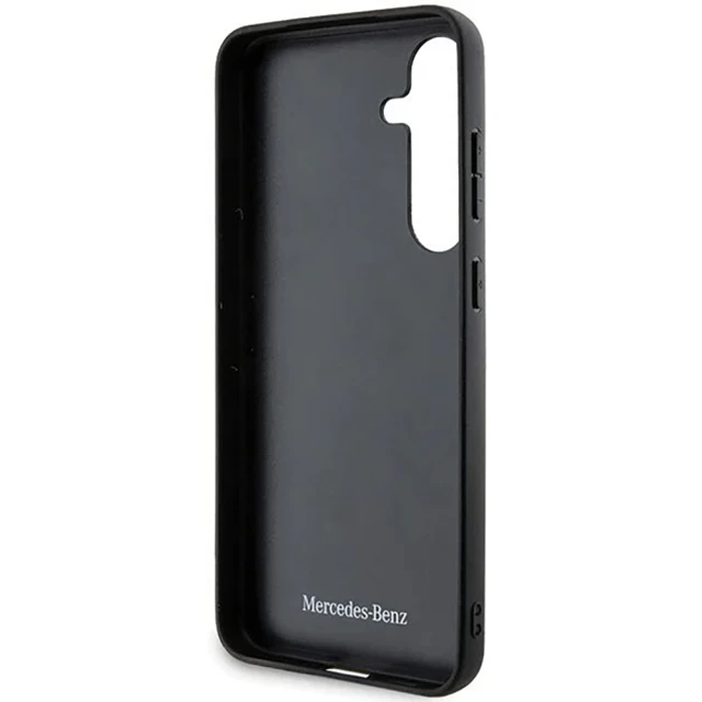 Чохол Mercedes Curved Stitches Leather для Samsung Galaxy S24 Plus (S926) Black (MEHCS24M23RBCSK)