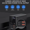 Портативний зарядний пристрій Choetech 2xUSB-A | 2xUSB-C 22.5W 27000 mAh Black (B635BK)