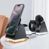 Бездротовий зарядний пристрій Acefast 3-in-1 20W Black with MagSafe (E17)