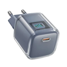 Мережевий зарядний пристрій Acefast GaN PD 30W USB-C Grey (A53-gray)
