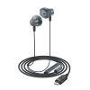 Наушники Acefast Earphones For Lightning Cable 1.2m Black (L1)