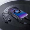 Наушники Acefast Earphones For Lightning Cable 1.2m Black (L1)