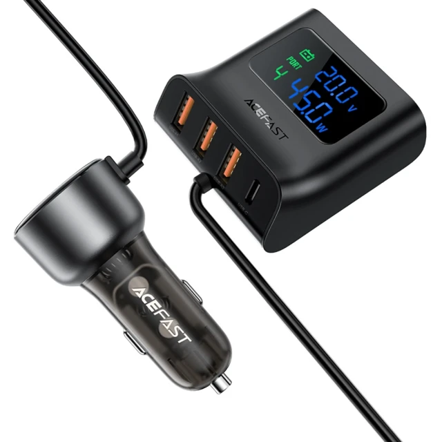 Автомобільний зарядний пристрій Acefast Car Charger 138W 2xUSB-C/4xUSB-A Black (B11)