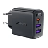 Мережевий зарядний пристрій Acefast GaN PD 35W 2xUSB-A | USB-C Black (A57)