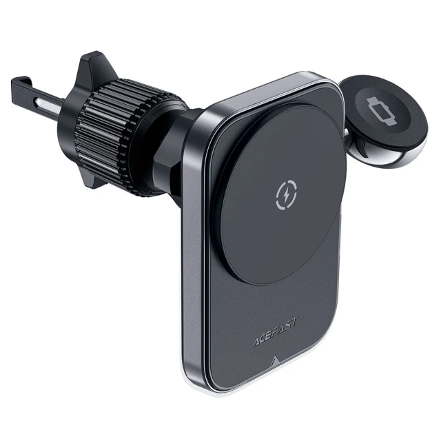 Автодержатель с функцией беспроводной зарядки Acefast 2-in-1 15W Black with MagSafe (D18)