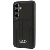 Чохол Audi Synthetic Leather для Samsung Galaxy S24 (S921) Black with MagSafe (AU-TPUPCMS24-Q5/D1-BK)