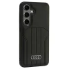 Чохол Audi Synthetic Leather для Samsung Galaxy S24 (S921) Black with MagSafe (AU-TPUPCMS24-Q5/D1-BK)