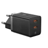 Мережевий зарядний пристрій Baseus GaN5 Pro 40W 2xUSB-C Black (CCGP180101)