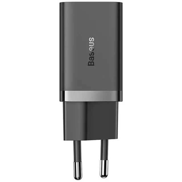 Мережевий зарядний пристрій Baseus GaN5 Pro 40W 2xUSB-C Black (CCGP180101)