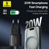 Мережевий зарядний пристрій Baseus GaN5S Fast Charger 20W USB-C Black (P10162503113-00)