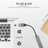 USB-хаб Trust Halyx Aluminium USB-А 4 Port Black (23786_TRUST)