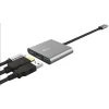 USB-хаб Trust Dalyx Aluminium 3-in-1 Multiport USB-C Gray (23772_TRUST)