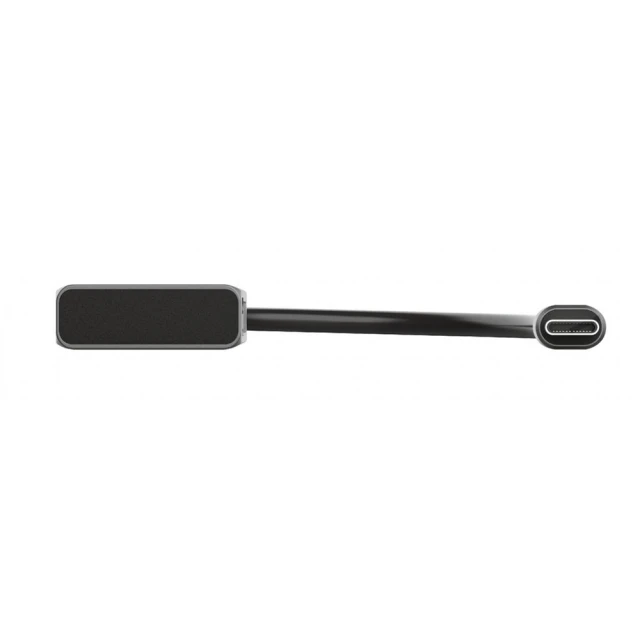 USB-хаб Trust Halyx Fast Aluminium 3 USB Card Reader USB-C Gray (24191_TRUST)