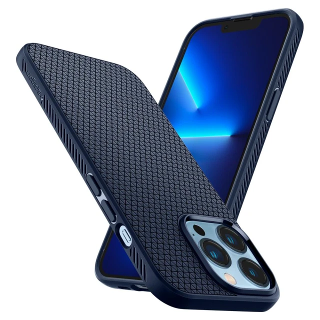 Чохол Spigen для iPhone 13 Pro Liquid Air Navy Blue (ACS03259)