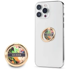 Кільце-тримач для смартфона Guess Ring Stand Blue Flower (GURSHHFLB)
