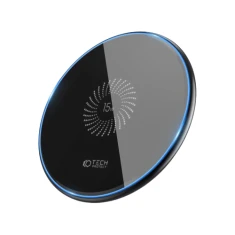 Бездротовий зарядний пристрій Tech-Protect Qi15W-C1 Wireless Charger Black (9589046926310)