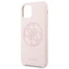 Чохол Guess Silicone Logo для iPhone 11 Pro Pink (GUHCN58LS4GLP)