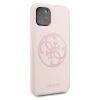 Чохол Guess Silicone Logo для iPhone 11 Pro Pink (GUHCN58LS4GLP)